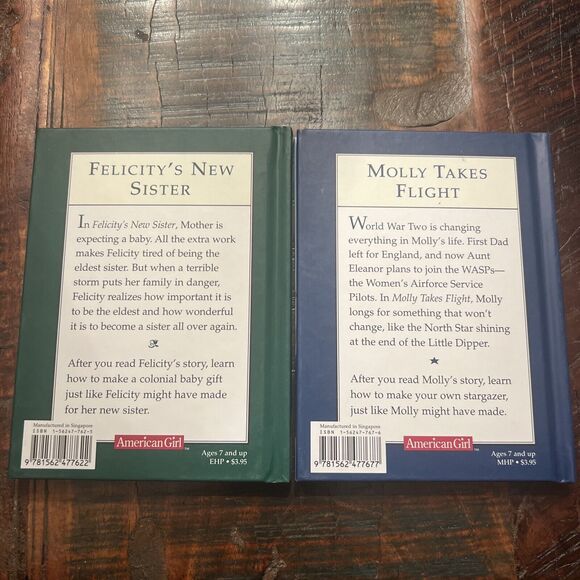 1999 American Girl Short Stories Felicity’s New Sister And Molly Takes Flight - Picture 2 of 6